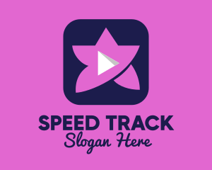 Pink Video App  Logo
