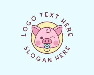 Baby Pig Pacifier logo