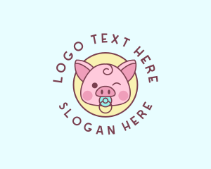 Baby Pig Pacifier logo