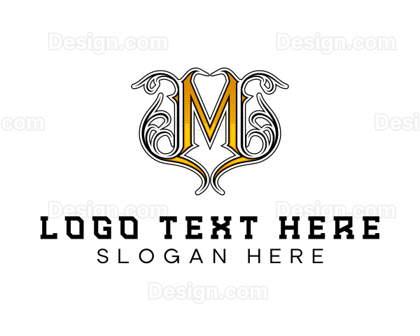 Gothic Tattoo Business Logo