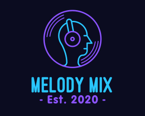 Neon Music DJ logo
