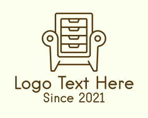 Brown Drawer Armchair logo