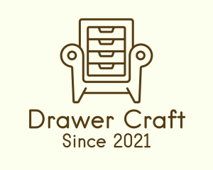 Brown Drawer Armchair logo