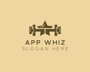 Star Barbell Fitness Gym logo design