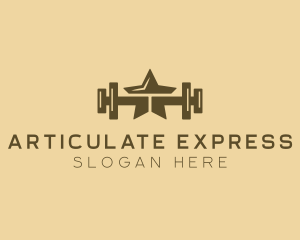 Star Barbell Fitness Gym logo design