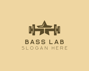 Star Barbell Fitness Gym logo design