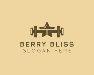 Star Barbell Fitness Gym logo design