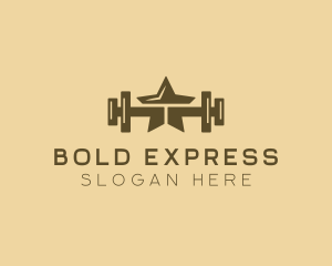 Star Barbell Fitness Gym logo design