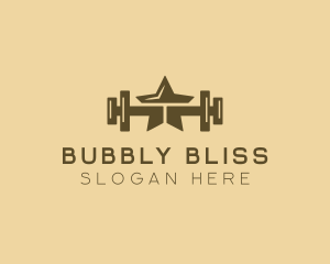 Star Barbell Fitness Gym logo design