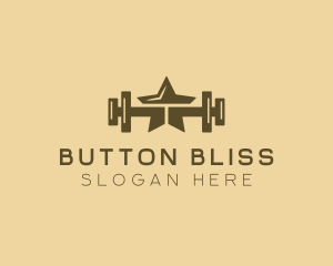 Star Barbell Fitness Gym logo design