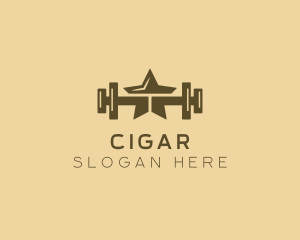 Star Barbell Fitness Gym logo design