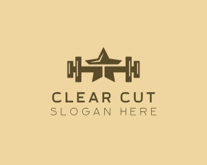 Star Barbell Fitness Gym logo design