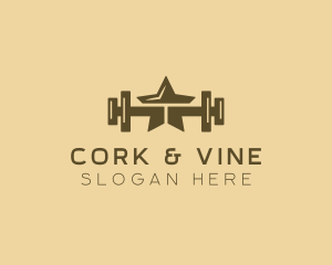 Star Barbell Fitness Gym logo design