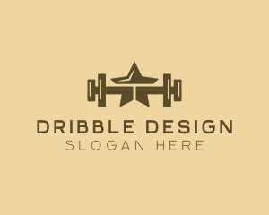 Star Barbell Fitness Gym logo design