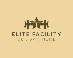 Star Barbell Fitness Gym logo design