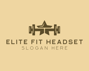 Star Barbell Fitness Gym logo design