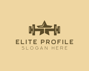 Star Barbell Fitness Gym logo design