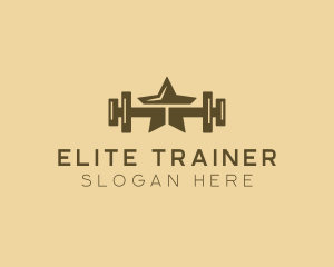 Star Barbell Fitness Gym logo design