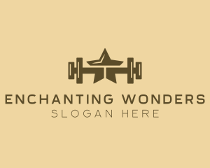 Star Barbell Fitness Gym logo design