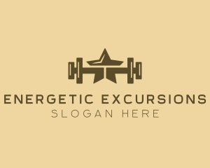 Star Barbell Fitness Gym logo design