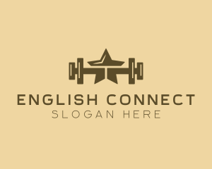 Star Barbell Fitness Gym logo design