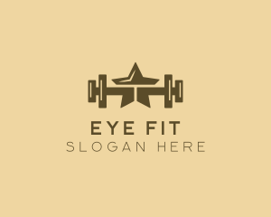 Star Barbell Fitness Gym logo design