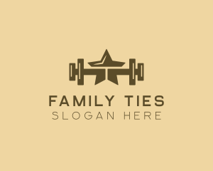 Star Barbell Fitness Gym logo design