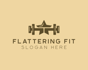 Star Barbell Fitness Gym logo design