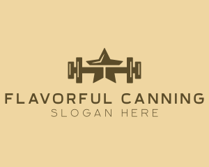 Star Barbell Fitness Gym logo design