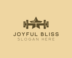 Star Barbell Fitness Gym logo design