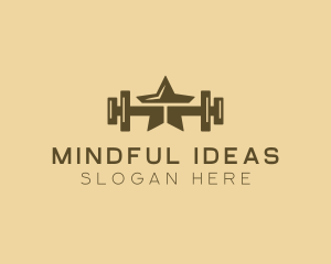 Star Barbell Fitness Gym logo design