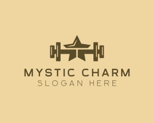 Star Barbell Fitness Gym logo design