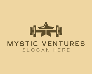 Star Barbell Fitness Gym logo design