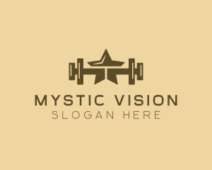 Star Barbell Fitness Gym logo design