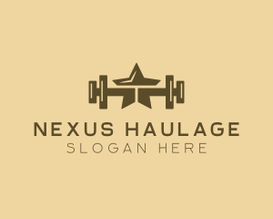 Star Barbell Fitness Gym logo design