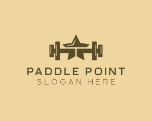 Star Barbell Fitness Gym logo design