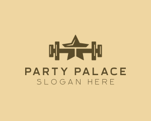 Star Barbell Fitness Gym logo design