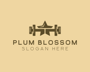 Star Barbell Fitness Gym logo design