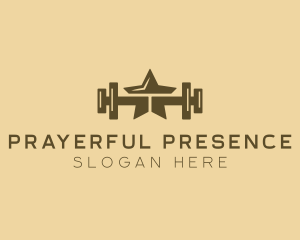 Star Barbell Fitness Gym logo design