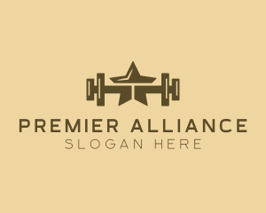 Star Barbell Fitness Gym logo design