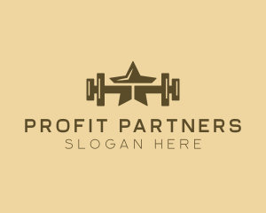 Star Barbell Fitness Gym logo design