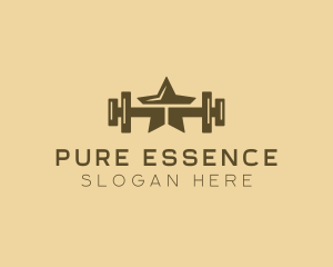 Star Barbell Fitness Gym logo design