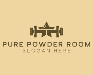 Star Barbell Fitness Gym logo design