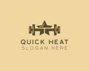 Star Barbell Fitness Gym logo design