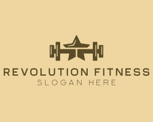 Star Barbell Fitness Gym logo design