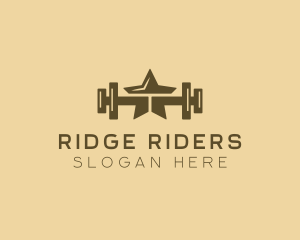 Star Barbell Fitness Gym logo design