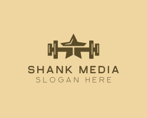 Star Barbell Fitness Gym logo design