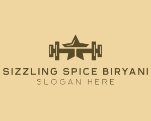 Star Barbell Fitness Gym logo design