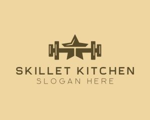 Star Barbell Fitness Gym logo design