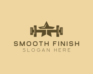 Star Barbell Fitness Gym logo design